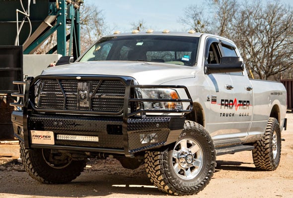 ’10-’17 Dodge 2500 – 3500  <small>Front Bumper Replacements w/ Light Bar Option</small>