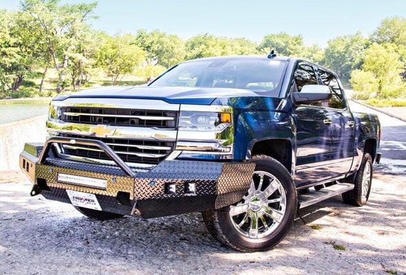 ’16-’17 Chevy 1500  <small>Front Bumper Replacement w/ Light Bar Option</small>